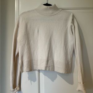 Crop & other stories cream sweater
